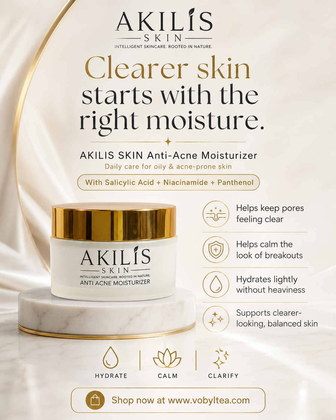 AKILIS SKIN ANTI -ACNE MOISTURIZER