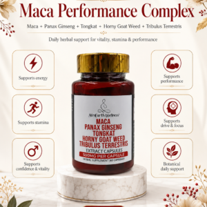 Maca,Ginseng,Tongkat,Tribulus and Horny goat