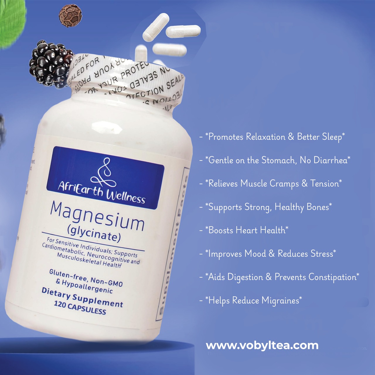 Magnesium Glycinate 120mg - Image 3