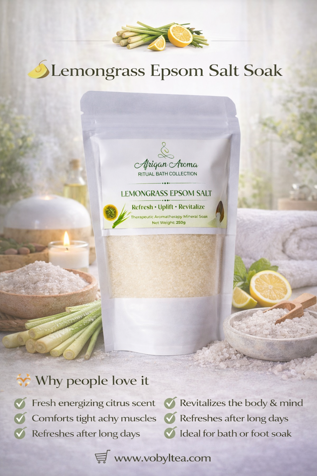 LEMON GRASS EPSOM SALT - Image 4